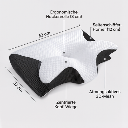 chilliva® Orthopädisches 4D Kopfkissen